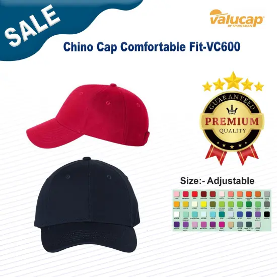 Valucap&reg; Chino Cap Comfortable Fit Purple {3}