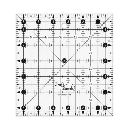 Non-Slip Square Quilting Template Ruler - Multiple Sizes {1}