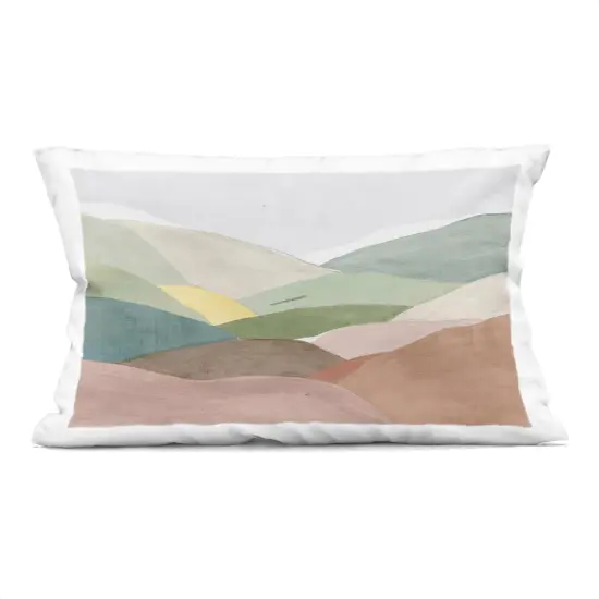 Stupell Industries Soft Rolling Hills Indoor Pillow, 14 x 7 x 20 {1}