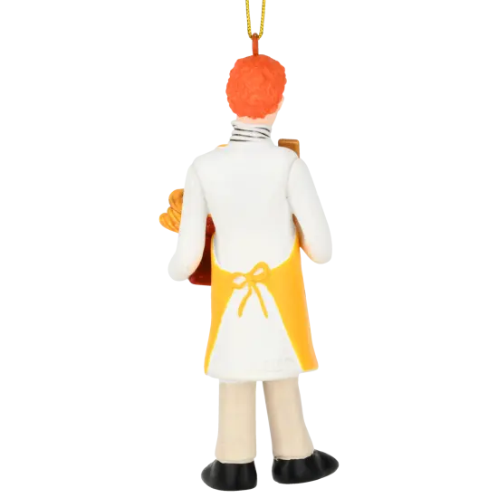 Tree Buddees Funny Ginger Bread Man Ornament Redhead Baker with Bread Basket Hilarious Play on Words {4}