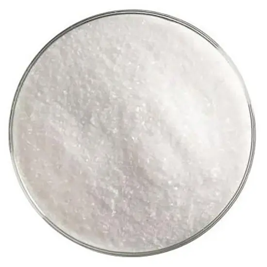 Bullseye Glass Frit White Opal 1lb. Jar 90coe {1}