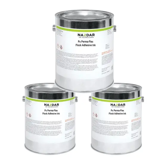 Nazdar Px Perma-Flex Flock Adhesive Ink Quality for Printing {3}