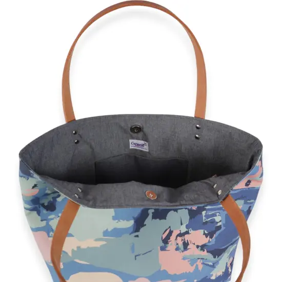 Crosscut Sewing Co.&reg; Market Tote Bag Sewing Project Kit for Beginners with Fabric, Instructions and Video Abstract cloud {5}