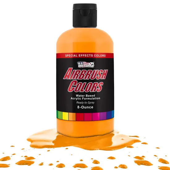 Neon Yellow, Fluorescent Special Effects Acrylic Airbrush Paint, 8 oz. {1}