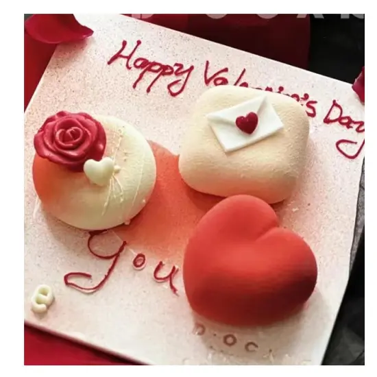 Valentine's Day Heart Shaped Silicone Mold 6 Holes {5}