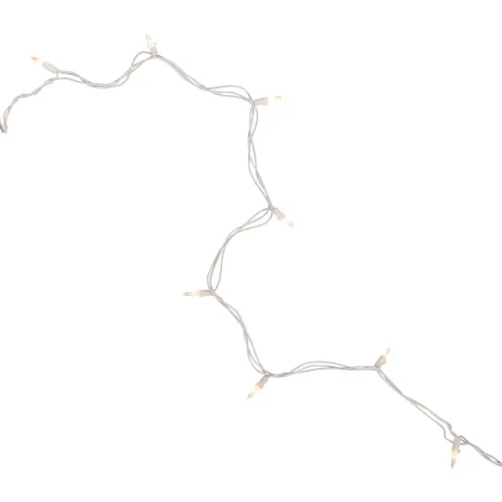Northlight Mini Incandescent Christmas Lights - Clear - 10' White Wire - 50ct {7}