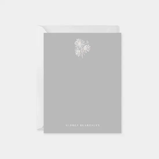 Campanula Rotundifolia Botanical Note Cards {1}