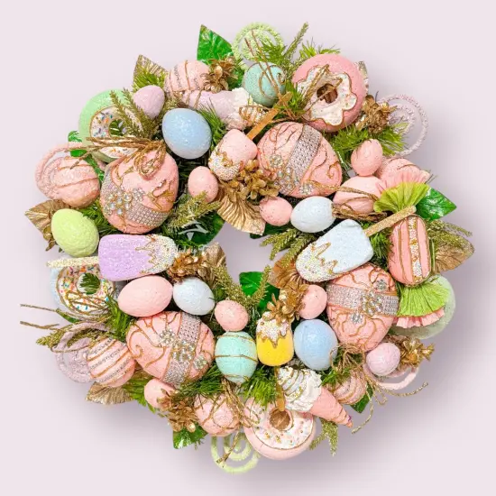 Easter Wreath -Pastel Sweet Wreath {1}