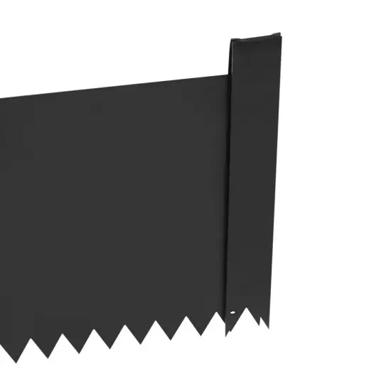 8" x 40" Black Steel No Dig Landscape Garden Border Edging Decor DIY (Pack 4) {2}