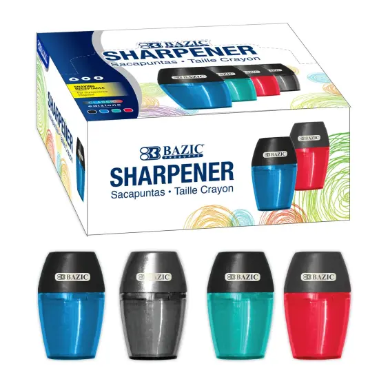 BAZIC Axel Sharpener w/ Receptacle (BULK) {1}