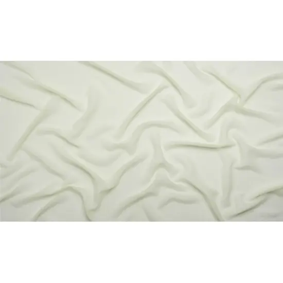 1 Yard Fairest Jade Crinkled Silk Chiffon Sheer Lightweight Fabric, 43 Inches Wide {3}