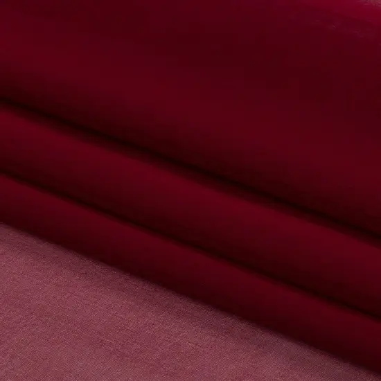 1 Yard Premium Silk Chiffon Solid Wine Fabric Lightweight 44 Inch Width {1}