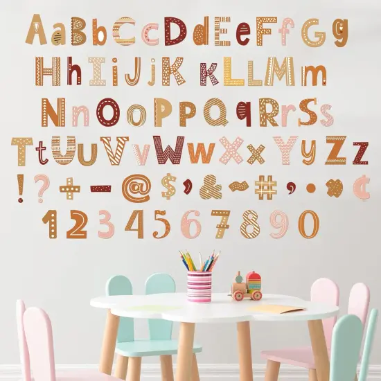 76 Pcs Letters Combo Pack Boho {4}