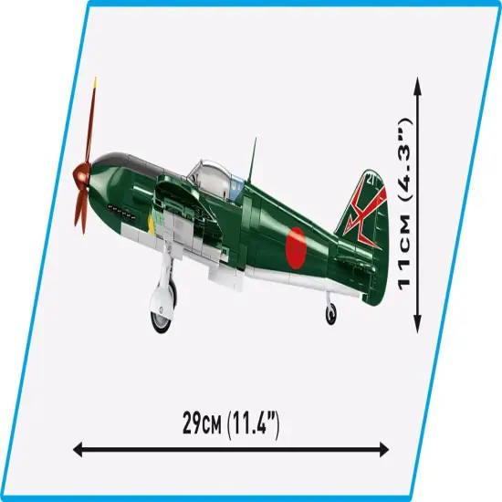 COBI Historical Collection WWII KAWASAKI KI-61-I HYEN (TONY) Plane {5}