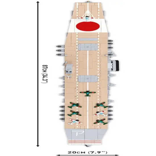 COBI Historical Collection WW II - IJN AKAGI Imperial Japanese Navy Fleet Carrier {6}