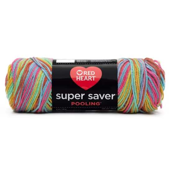 Red Heart Super Saver Pooling Yarn 24 Pack-Papaya {3}