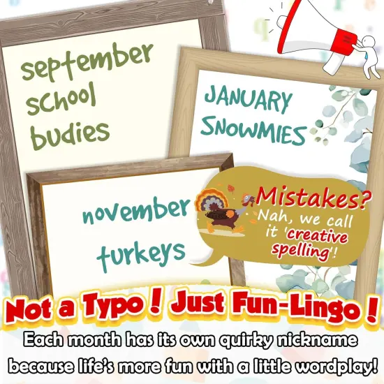 Eucalyptus Birthday Bulletin Board Set for Classroom {3}