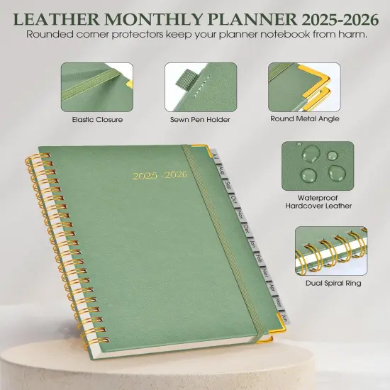 Academic Planner 2025-2026 - 8.5" x 11" (Green) {4}