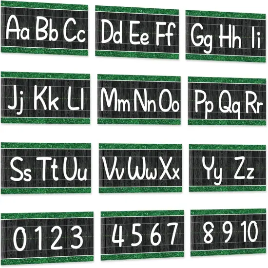 12 Pieces Alphabet Bulletin Board Strips Set {1}