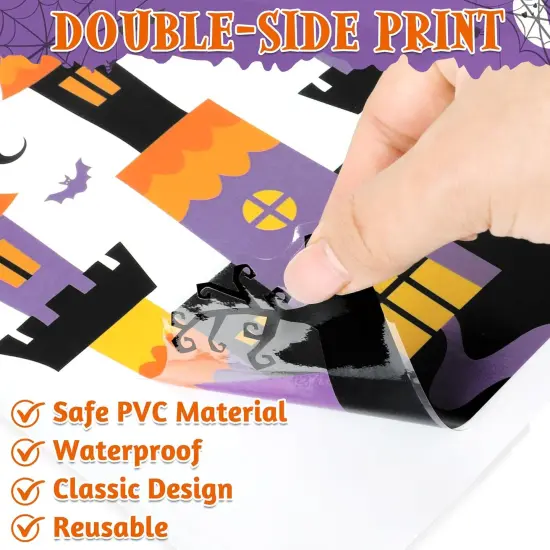 115PCS Halloween Window Clings - 9 Sheets {3}