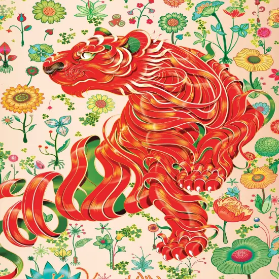 New York Puzzle Company Ribbonborn 1000 Piece Piece Jigsaw Puzzle {3}