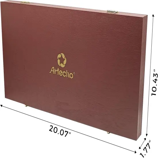 Oil Pastels Set of 120 Colors Wooden Box, Soft Oil Pastels for Art Painting, Drawing, Blending, Ideal Gift Choice for Everyone (10 x 70 mm) {3}