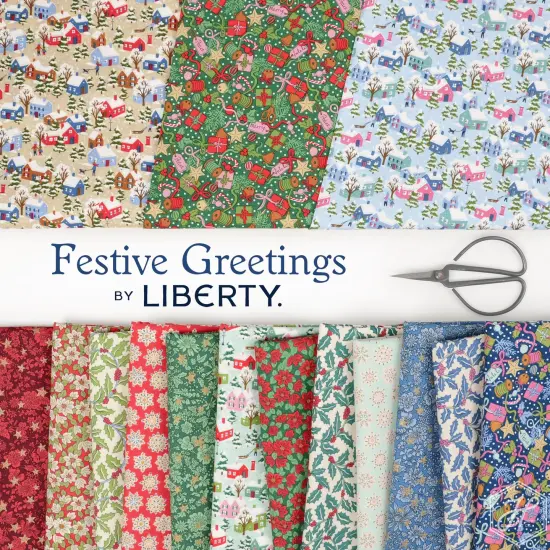 Festive Gifting in A (01667433a) | Festive Greetings | Liberty Fabrics | Riley Blake {2}