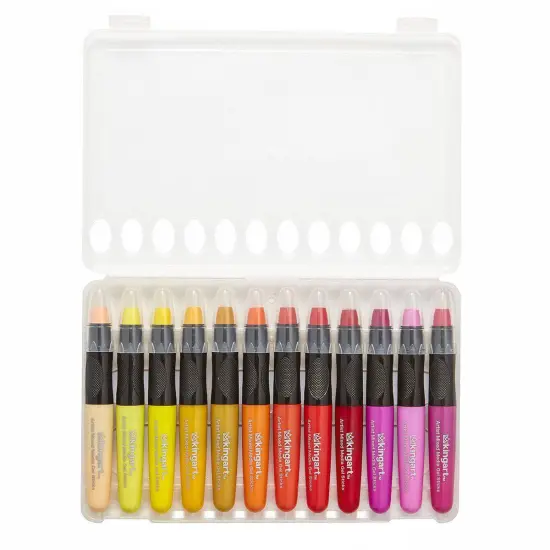 KINGART&reg; Gel Stick Crayons, 48 Colors {6}