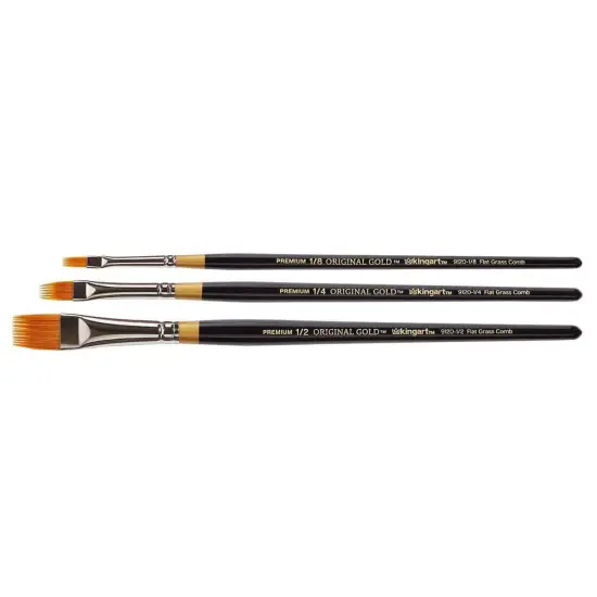 KINGART&reg; Original Gold&reg; 9120 Rake&trade; Set, 3 pc {4}