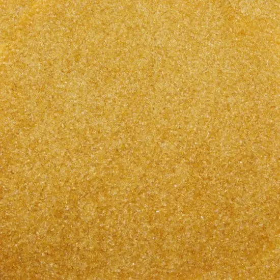 Oceanside Fusible Glass Frit Fine Medium Amber 96 COE - 8.5oz Jar (1108) {1}