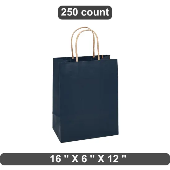 Premium Kraft Tinted Paper Bag 16" x 6" x 12" {1}