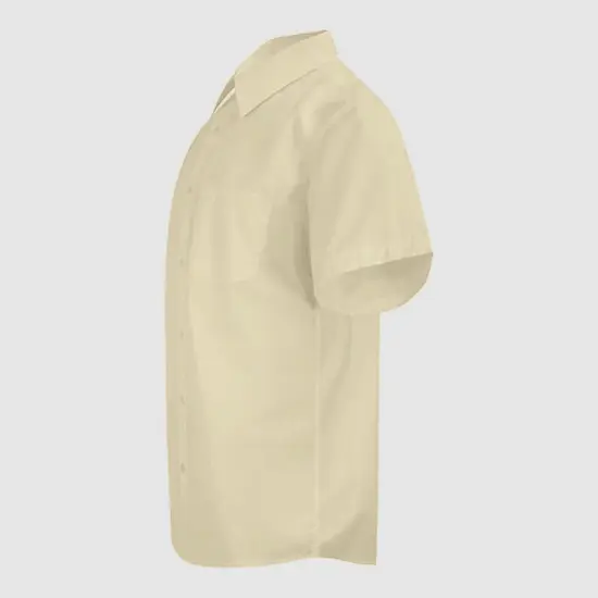 Ivory Slim Fit Short Sleeve Polo Shirt {5}