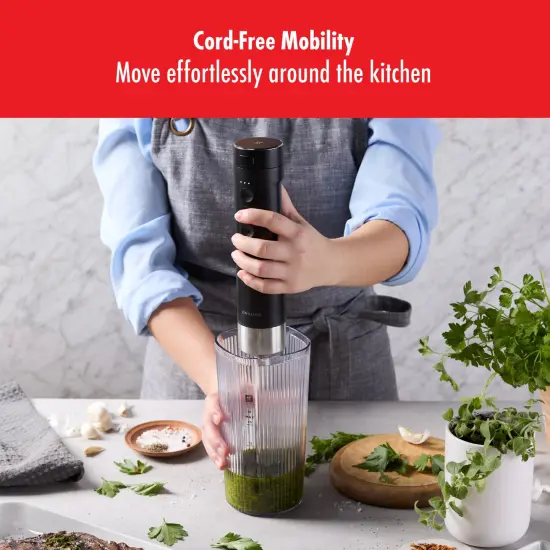 ZWILLING Xtend Cordless Hand Blender and Accessory 4-pc Set (Battery Not Included) {3}