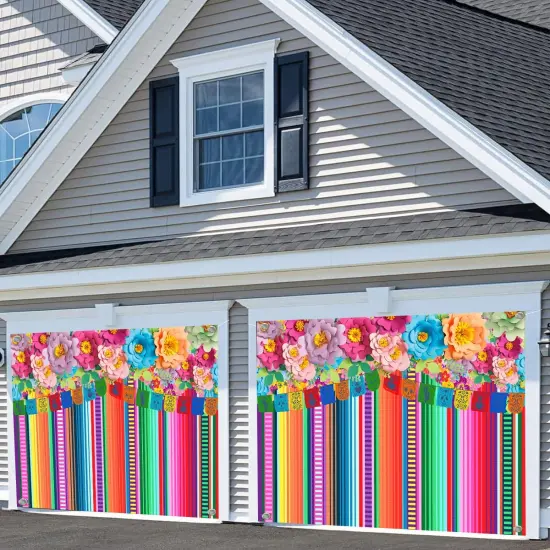 Fiesta Couple Photo Door Banner, Cinco De Mayo Couple Photography Backdrop for Mexican Theme Birthday Party Supplies, Mexican Carnival Couple Photo Banner for Taco Tuesday Event Decoration {2}