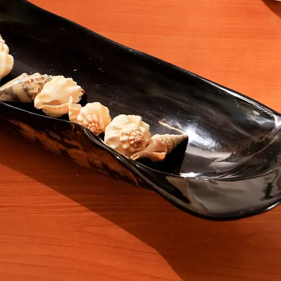 Nature of Horn Serving Bowl {4}