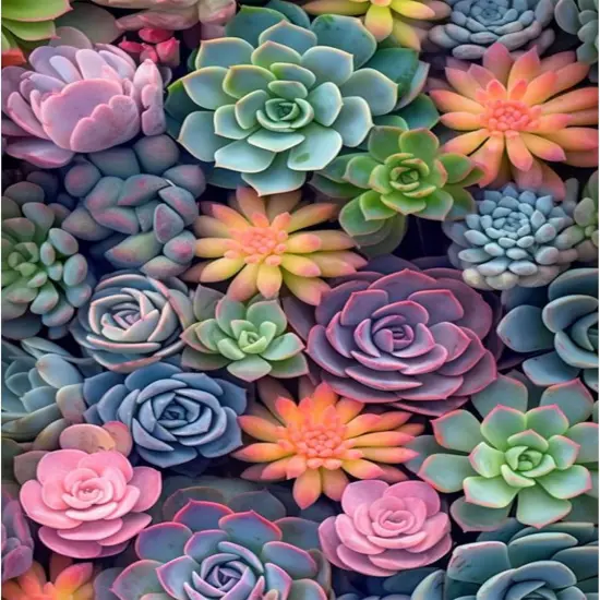 Succulent Paint by Numbers Kits for Adults Beginners-Succulent Plant Paint by Number for Adults,Easy Canvas Paint by Numbers for Adults for Home Wall Decoration and Gifts 16X20 inch {1}