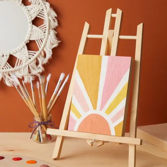 6 Pack Unfinished Wood Panels for Painting, Wooden Canvas for Arts and Crafts (5x7 Inches) Brown {3}