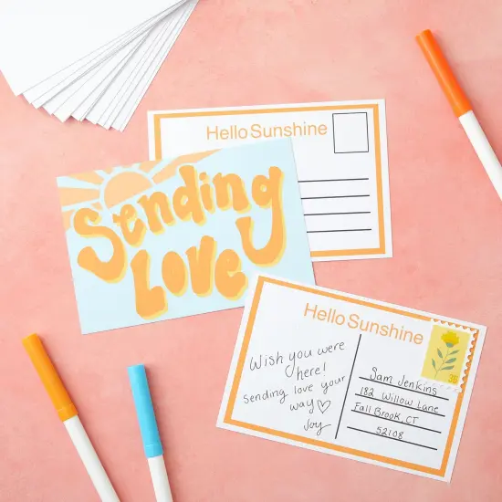 200 Pack White 300 GSM / 110 lb Thick Cardstock Paper - Blank Heavyweight Wedding Invitation Cards for Printing, Flashcards, Postcards - 4x6 inch {3}