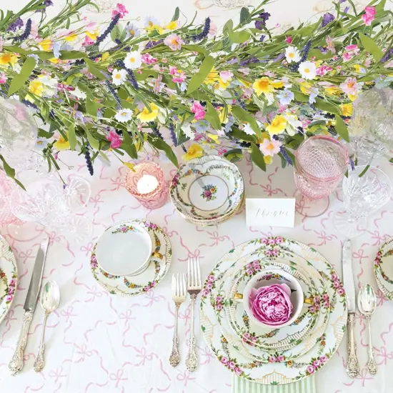 6FT Flower Summer Floral Garland Artificial, Faux Daisy and Lavender Flower Garland Hanging Vinse Summer Floral Fake Garland {5}