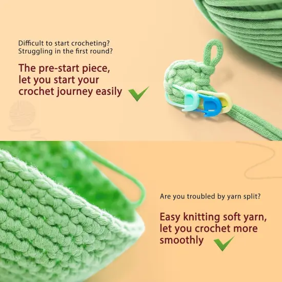 Crochet Kit for Beginners: Highland Cow Crochet Kit, Starter Crochet Kit, Include Easy Knitting Soft Yarn, Step-by-Step Video Tutorial, Hook, Birthday Gift for Adults and Kids(30%+ Yarn) {5}