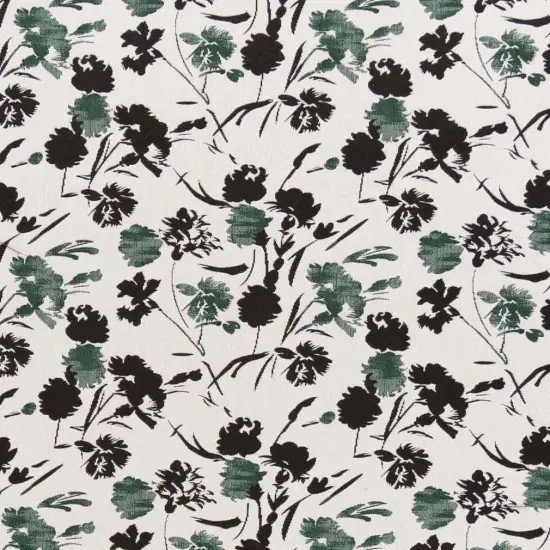 Upholstery Fabric - Green Floral Upholstery Fabric 54 Inches" {1}