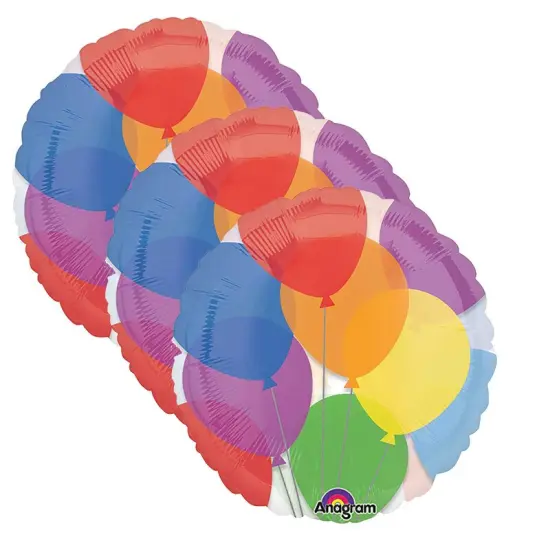 Anagram&reg; 18 Inch Round Balloons Foil Mylar Balloon {4}