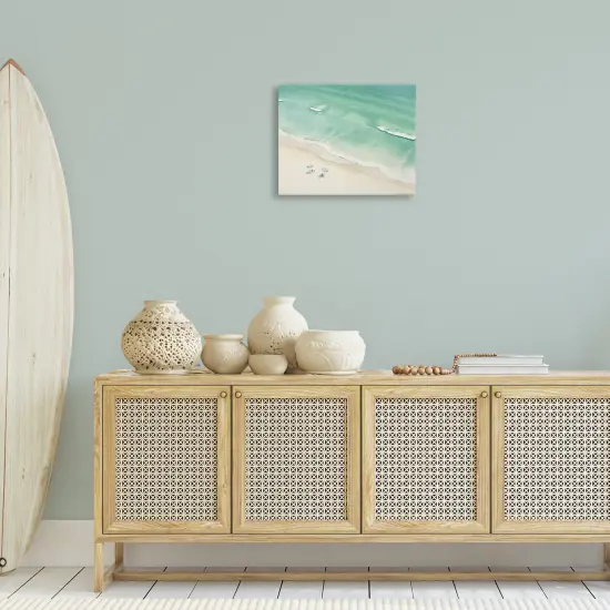 Stupell Industries Summer Shore Beachgoers Canvas Wall Art Design by Arlington Prints {2}