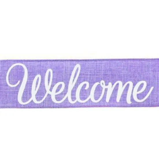 2.5" Welcome Royal Ribbon: Lavender (10 Yards) {4}