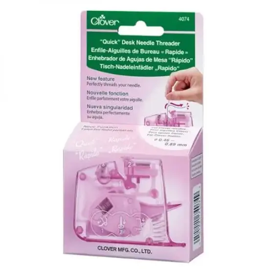 Quick Desk Needle Threader Pink by Clover {1}