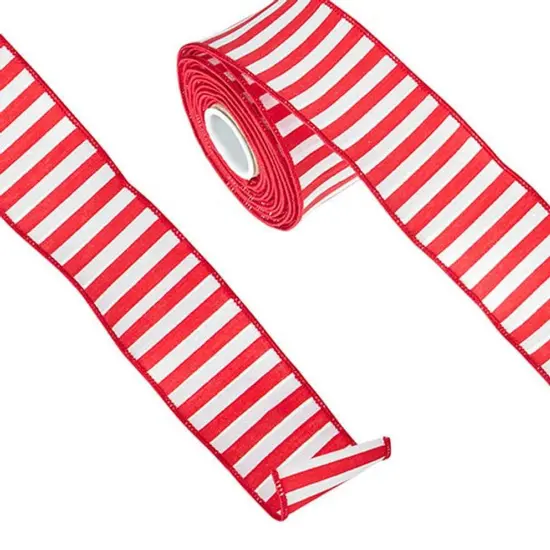 2.5" Make Me A Candy Striper Ribbon: Red (10 Yards) {1}