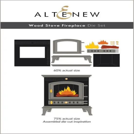 Wood Stove Fireplace Die Set {1}