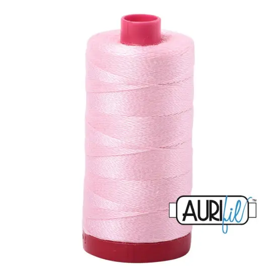 2423 Baby Pink Aurifil Cotton 12 WT Large Spool {1}