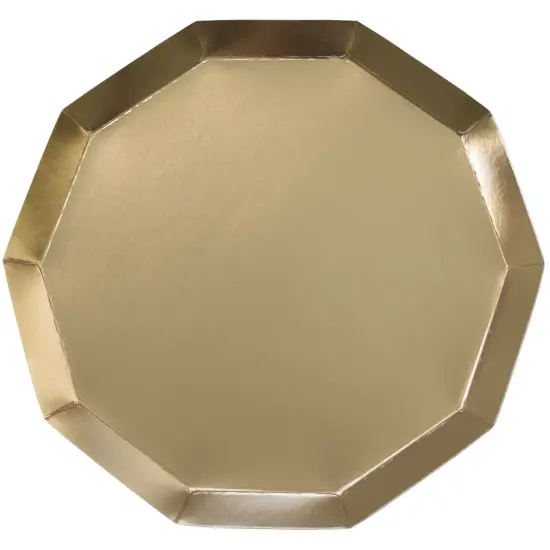 GOLD PREMIUM DINNER PLATES {1}