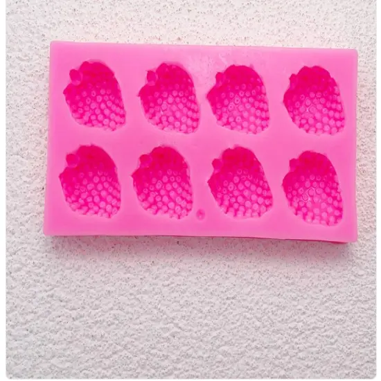 8-Cavity Strawberry Silicone Mold 1 Pieces {2}